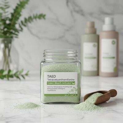 TAED Tetraacetylethylenediamine Green Bleach Activator cho rửa ở nhiệt độ thấp và ứng dụng chất tẩy rửa phân hủy sinh học
